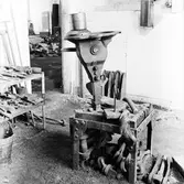 Lokstall i Gävle. Smedja