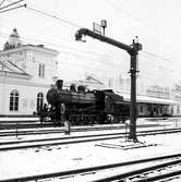 Statens Järnvägar, SJ E 1042. Centralstation, Jönköping. Invigning av Jönköpings godsterminal