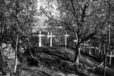 Rallarkyrkogården, här vilar främst de arbetare, rallare, som omkom när järnvägen mellan Kiruna - Narvik byggdes