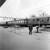 Övergång Märsta Station.