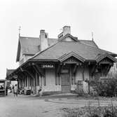 SWB Stockholm Västerås Bergslagens Järnvägar. Spånga stationshus.