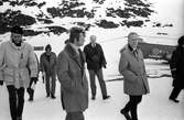 Kung Carl XVI Gustaf besöker Åre.