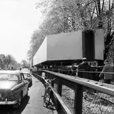 Transport av balkar Kristianstad - Åhus.