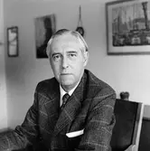 Statens Järnvägar SJ Bryådirktör Bengt Åberg, reklamationskontoret.