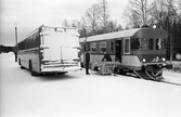 FS ALn 668 1919 Italiensk motorvagn. Provas på Inlandsbanan. Östersund - Sveg.