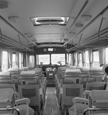Statens Järnvägar, SJ turist- och landsvägsbussar. Kombinerad linje- och turistbuss. SJ buss nummer 1635. Leverades maj 1950.