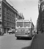 Statens Järnvägar, SJ turistbuss nummer 1882. Registreringsnummer M829.