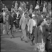 Avstigande resenärer