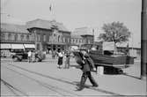 Drottningtorget vid Göteborg Centralstation.