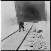 Spårunderhåll, vinter.