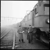 Lokpersonal, orderkvittering. Statens Järnvägar, SJ Ds 298.