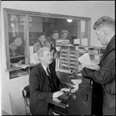 Biljettförsäljning.