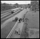 Järnvägsstation.