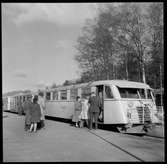 Motorvagnståg. Trafikaktiebolaget Grängesberg - Oxelösunds Järnvägar, TGOJ B 13.