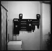 Interiörbild, SJ resebyrå i Berlin. Statens Järnvägar.