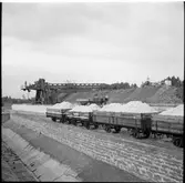 Arbete med lastningen.