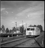 Motorvagn på bangård.