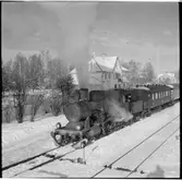 Persontåg vid Sunne station.