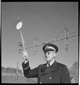 Stins med signalspade.