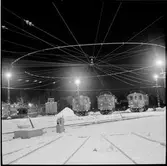 Vändskivan vid lokstallet i Långsele. Statens Järnvägar, SJ Du 346.