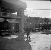 Lastning av Makadam i Hjältakrossen.