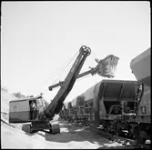 Gruslastning i Gårdnäs grusgrop.