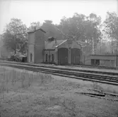 Hästveda - Karpalunds Järnvägs, HKJ,  ursprungliga lokstall.
