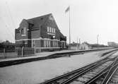 Färjestationen togs i bruk 1909.Från SJ (210)