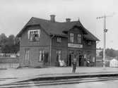 Olofström station.
Pingstdagen 1905