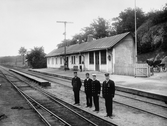 Torskors station. Stationsföreståndare J. Jönsson.