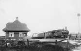 Malevik station GSJ.Göteborg-Särö Järnväg.