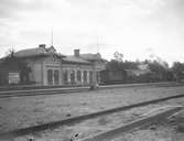 Filipstads V:a station före ombyggn. BJ.Bergslagernas Järnvägar.