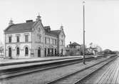 Stationen anlades 1876. 1943 genomgick stationshuset en grundlig modernisering. Samtidigt ombyggdes även bangården