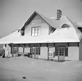 Stationshus uppfördes 1902 och har sedan dess ej undergått någon större ombyggnad