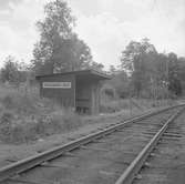 Rälsbusshållplats öppnad 1945