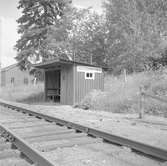 Rälsbusshållplats öppnad 1945