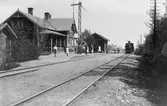 Hossmo järnvägsstation.
