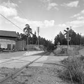 Järnvägsövergång vid Granhagen.