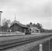 Järnvägsstationen i Johannishus, anlagd 1896.