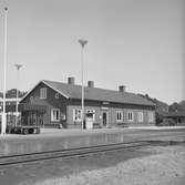 Järnvägsstationen i Mörrum.