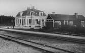 Bromölla station öppnad 1874. Stationshuset på bilden är byggt 1908.