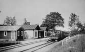 Ulvö station anlagd 1874. Loket är Karlshamn-Vislanda-Bolmens Järnväg, KWBJ lok 6 före detta Karlshamn-Vislanda Järnväg, KWJ lok 6 