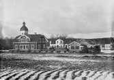 Åsheda station. Växjö Åseda Hultsfreds Järnväg, VÅHJ lok 2 