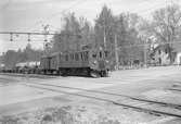 Statens Järnvägar SJ Dg 109 med godståg i Kumla mot Hallsberg.