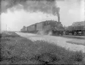 Söndagståg på Viby station
Lok nr 9 (11) f.d. KIJ 2 (4).
KIJ Kristianstad - Immelns Järnväg