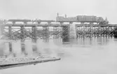 Hösten 1908.
OHJ byggnad, bron över Ljusnan vid Sveg.
OHJ , Orsa - Härjedalens Järnväg