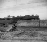 Statens Järnvägar, SJ S7 1887 före detta BJ 17, Bergslagernas järnvägar. Godsvagn med Essoskylt.