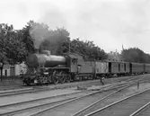 Statens Järnvägar, SJ OKa 1510. Före detta Oskustbanan, OKB H 25. Persontåg bestående av en Hs, DF04 2991-93 före detta OKB och två C08a.