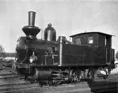 Nora Bergslags Järnväg,  NBJ lok 13, skrotad ca 1950.