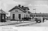 Bersbo järnvägsstation.